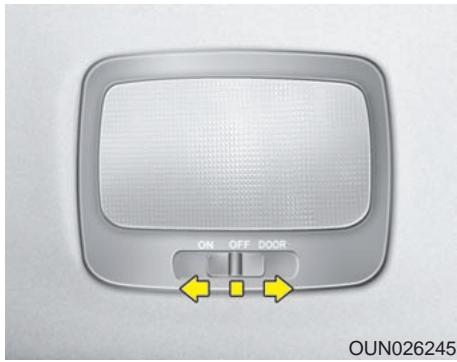 KIA Rondo UN (2006-2010) - Lamp de lecture (si équipé) - 1