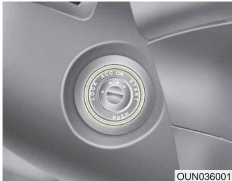 KIA Rondo UN (2006-2010) - POSITIONS DE LA CLÉ DE CONTACT - 1