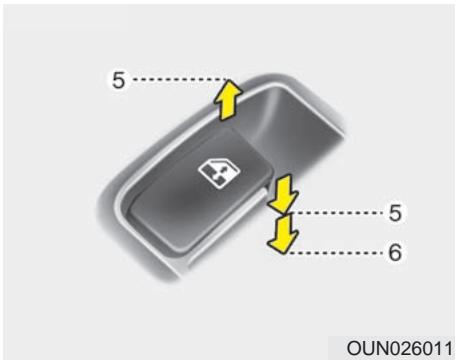 KIA Rondo UN (2006-2010) - Soulèvement et abaisissement des glaces - 1