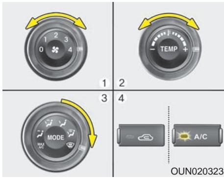 KIA Rondo UN (2006-2010) - Chauffage du pare-brise - 1