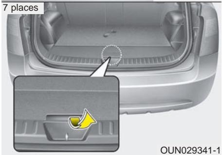 KIA Rondo UN (2006-2010) - Boîte multi (pour les passagers arrêté, si équipé) - 2