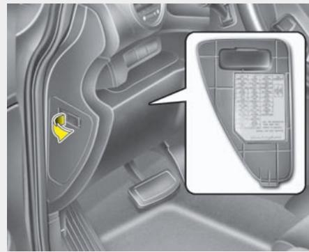 KIA Rondo UN (2006-2010) - Description du panneau de fusibles/relais - 1