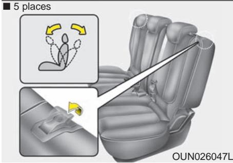 KIA Rondo UN (2006-2010) - Position avancée ou reculée (si équipé) - 2