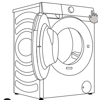 HISENSE WF1Q8041BW - MISE EN MARCHE DU LAVE-LINGE - 2