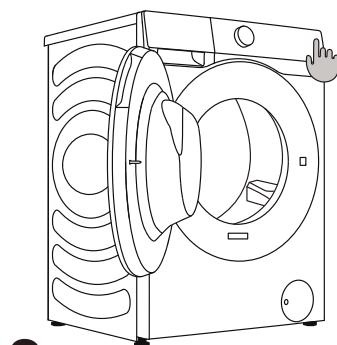 HISENSE WF1Q8041BW2 - MISE EN MARCHE DU LAVE-LINGE - 2