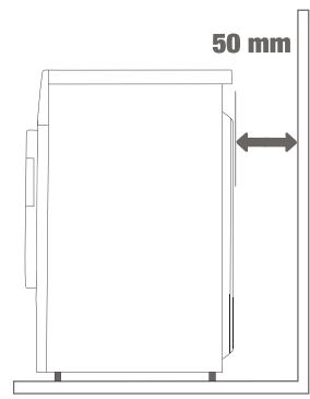 HISENSE WFQP1014EVM - Distances d'Installation - 2