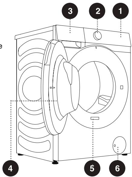 HISENSE WFQP1014EVM - PARTIE AVANT - 1