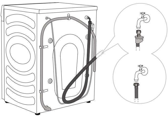 HISENSE WFQP1014EVM - RACCORDEMENT À L'ALIMENTATION EN EAU - 1