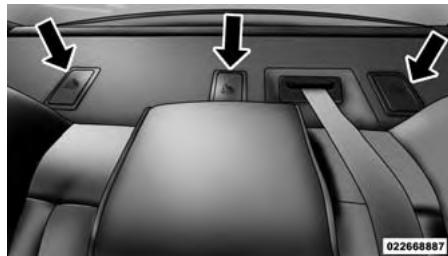 Chrysler 300 (2013) - Localiser les ancrages LATCH - 2