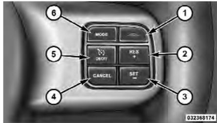 Chrysler 300 (2013) - Fonctionnement du régulateur de vitesse adaptatif - 1