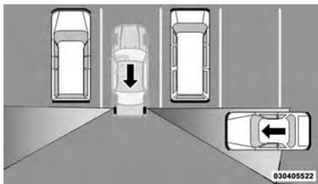 Chrysler 300 (2013) - Système de surveillance de circulation en marche arrière - 1