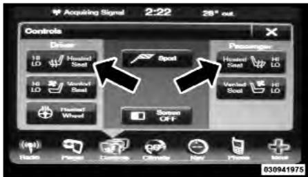 Chrysler 300 (2013) - Touches de commande - 2