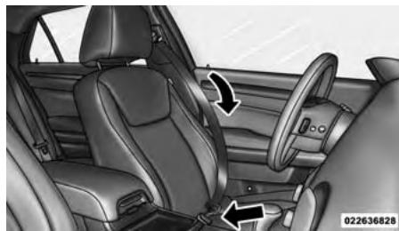 Chrysler 300 (2013) - Directives d'utilisation de la ceinture à trois points d'ancrage - 1