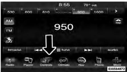 Chrysler 300 (2013) - Fonctionnement du siège ventilé avant - Système Uconnect TouchMC (8.4 et 8.4 avec navigation) - 1