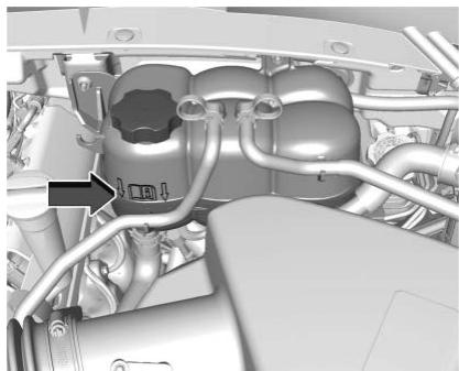 CADILLAC Escalade (2025) - Vérification du niveau de liquide de refroidissement - 1
