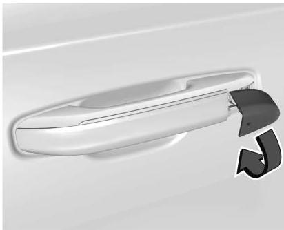 CADILLAC Escalade (2025) - Accès au barillet de serrerde la cléde porteduc conducteur (si la batterie est déchargeé) - 4