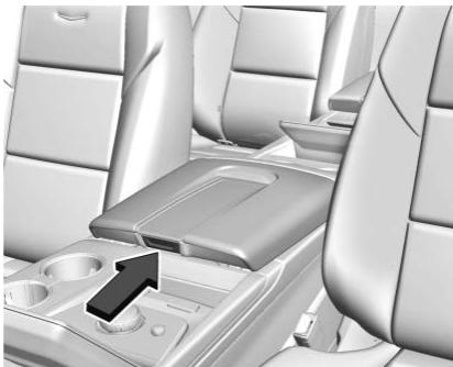CADILLAC Escalade (2025) - Rangement de la console centrale - 1