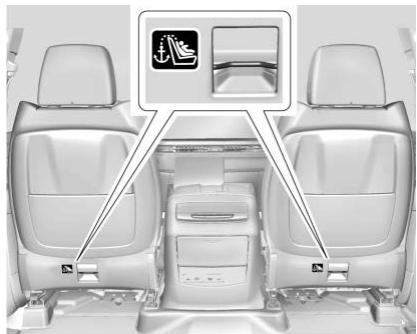 CADILLAC Escalade (2025) - Emplacements de l'ancrage inférieur et de l'ancrage de sangle supérieure - 8