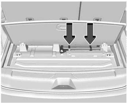 CADILLAC Escalade (2025) - Dépose du pneu de secours et des outils - 3
