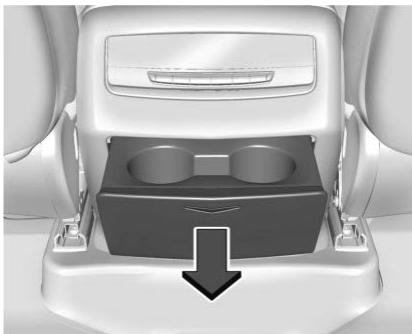 CADILLAC Escalade (2025) - Porte-gobelets arrêté - 1