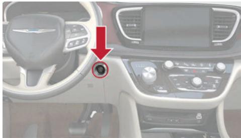 Chrysler Pacifica (2025) - DÉMARRAGE SANS CLÉ KEYLESS ENTER 'N GO ^MC (MODÈLES HYBRIDES) - 1