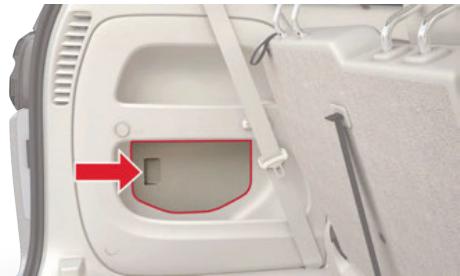 Chrysler Pacifica (2025) - Emplacement de la trousse d'entretien des pneus - 1