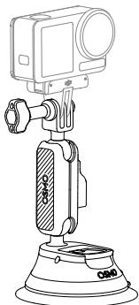 DJI OSMOACTION5PROADVENTURE - Support ventouse Osmo Action - 1