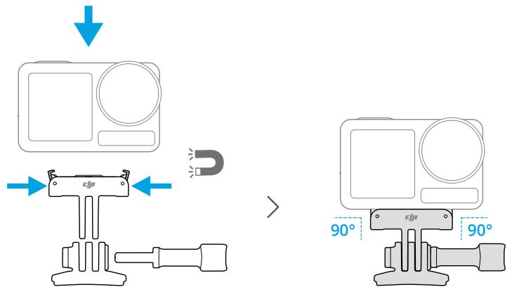 DJI OSMOACTION5PROADVENTURE - Osmo Action Kit de base adhésive incurvée - 1