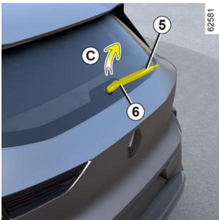 RENAULT Scenic E-Tech (2023) - Balai d'essuie-vitre arrriere 5 - 1