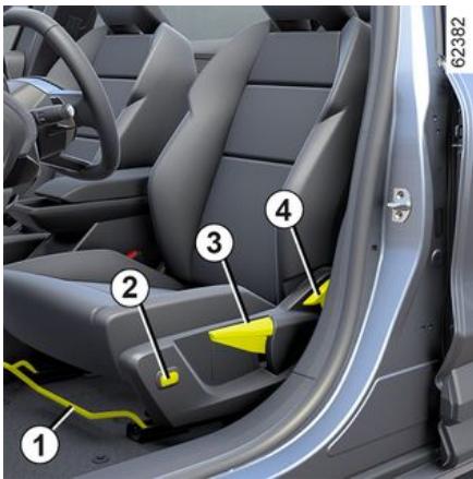RENAULT Scenic E-Tech (2023) - Pour avancer ou reculer le siège - 1