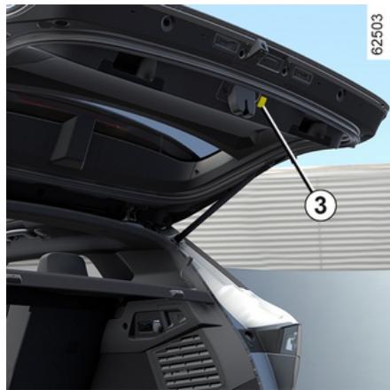 RENAULT Scenic E-Tech (2023) - Par la commande interieure de fermeture du hayon - 1
