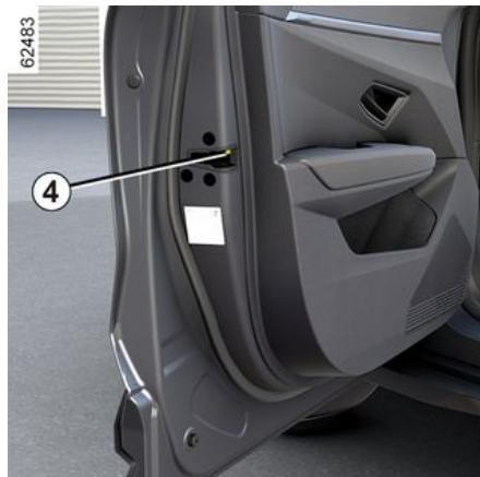 RENAULT Scenic E-Tech (2023) - Verrouillage manuel des portes - 1