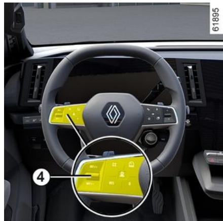 RENAULT Scenic E-Tech (2023) - Variation de la vitesse limitée   Commande A - 1