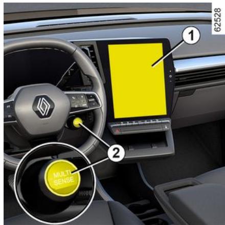 RENAULT Scenic E-Tech (2023) - Accès au menu - 1