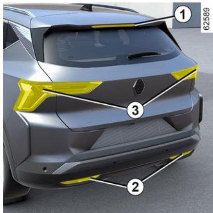RENAULT Scenic E-Tech (2023) - Troisième feu stop à LED 1 - 1