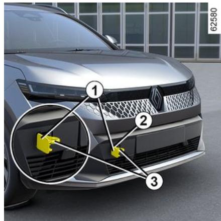 RENAULT Scenic E-Tech (2023) - Accès aux points de remorquage - 3