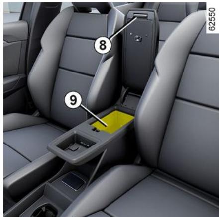 RENAULT Scenic E-Tech (2023) - Vide-poches d'accoudoir central 9 - 1