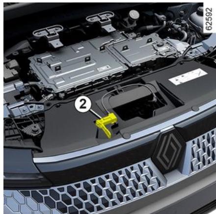 RENAULT Scenic E-Tech (2023) - Déverrouillage de sécurité du capot - 1