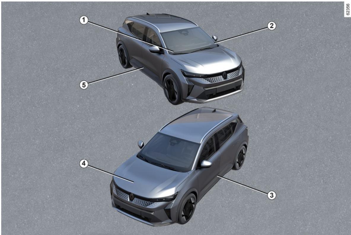 RENAULT Scenic E-Tech (2023) - L'IDENTIFICATION DU VEHICULE - ÉTIQUETTÉS - 1