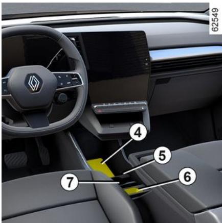 RENAULT Scenic E-Tech (2023) - Vide-POCHES de console centrale 4 - 1