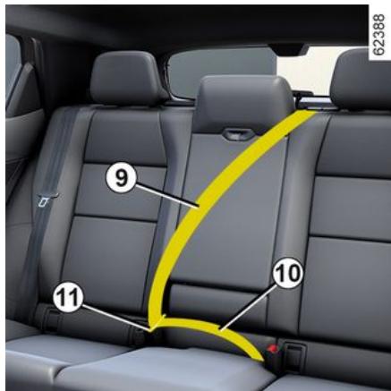 RENAULT Scenic E-Tech (2023) - Ceinture arrière centrale 9 - 1