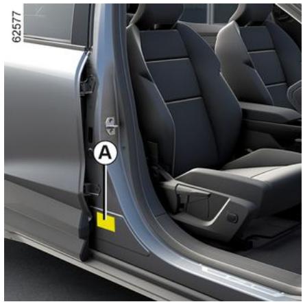 RENAULT Scenic E-Tech (2023) - PLAQUES D'IDENTIFICATION VEHICULE - 1