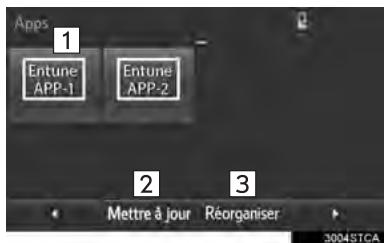 TOYOTA Tacoma N300 2018 - Appuyez sur le bouton "APPS". - 2