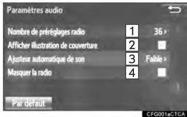 TOYOTA Tacoma N300 2018 - PARAMÉTRES AUDIO - 2