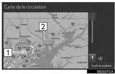 TOYOTA Tacoma N300 2018 - RECEPTION DES INFORMATIONS CARTOGRAPHQUES D'INFOS-TRAFC* - 2