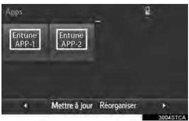 TOYOTA Tacoma N300 2018 - Sélectionnez l'application de radio par internet. - 1