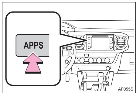 TOYOTA Tacoma N300 2018 - APPEL À PARTIR DE L'ÉCRAN DEMESSAGE ENTRANT - 1