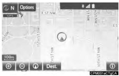 TOYOTA Tacoma N300 2018 - SELECTION DU MODE CARTOGRAPHIQUE - 2