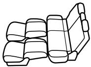 MITSUBISHI Outlander 3 (2015-2018) - Disposition des sièges - 3