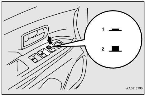 MITSUBISHI Outlander 3 (2015-2018) - Interrupteur de verrouillage - 1